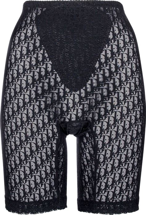 dior lace biker shorts